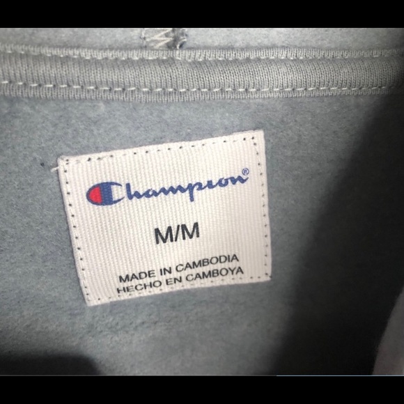 Champion grey tie dye hoodie - Picture 3 of 6